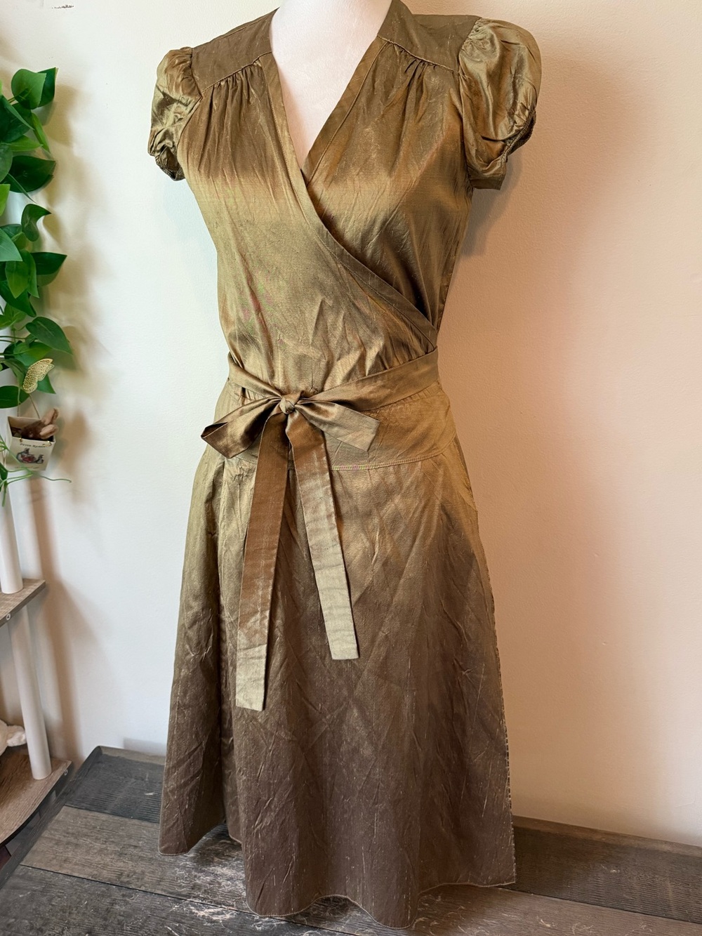 Calypso Silk Wrap Dress